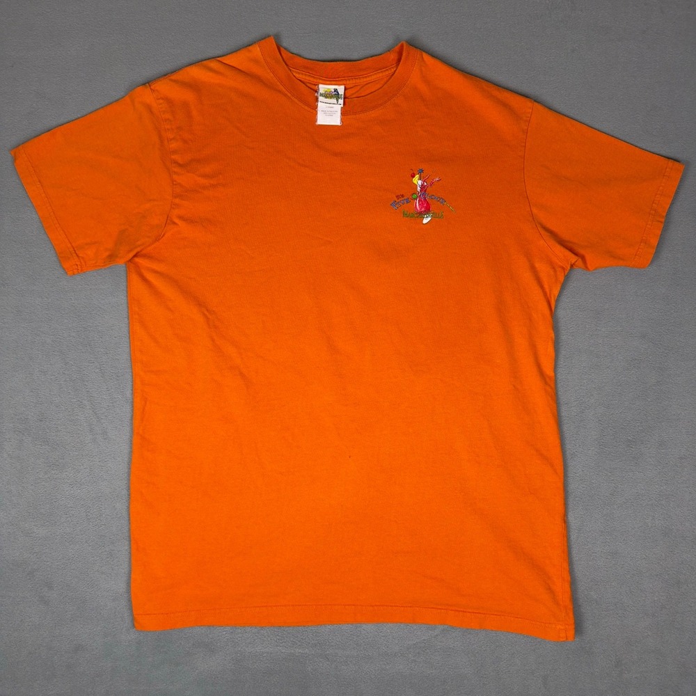 Jimmy Buffett Margaritaville Orlando Its 5 Oclock Somewhere Mens XL Orange Tee